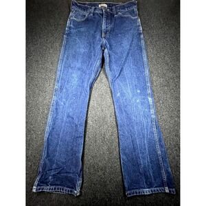 Blue Ranchwear Jeans Mens 32x30 Blue Denim Cotton Medium Wash Straight Pockets